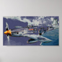 P-51 MUSTANG POSTER