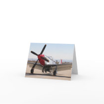 P-51 Mustang Red Tail Cards