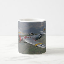 p-51 plane mugs
