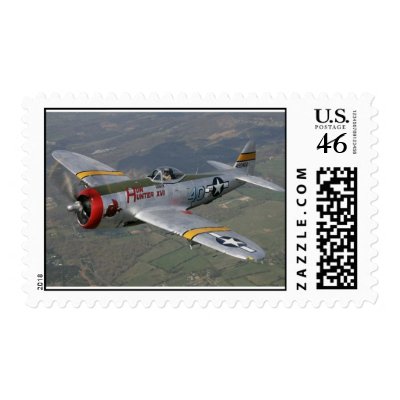 p-51 plane postage stamps by phil21