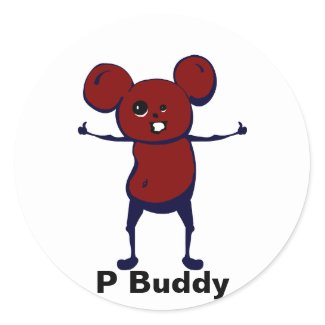 P Buddy sticker