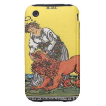 P.C. Smith Tarot: 'Strength' Iphone 3 Tough Cases