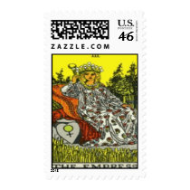 P.C. Smith Tarot: The Empress Postage Stamp