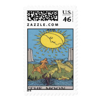 P.C. Smith Tarot: 'The Moon' Stamp
