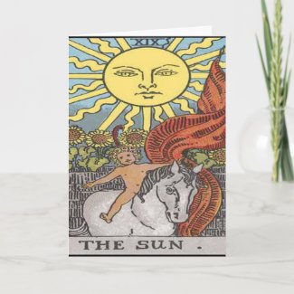 P.C. Smith Tarot: &#39;The Sun&#39; 

Card
