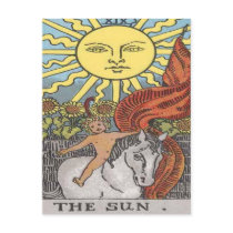 P.C. Smith Tarot: 'The Sun' Postcard