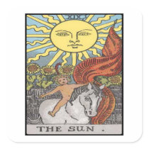 P.C. Smith Tarot: 'The Sun' Stickers