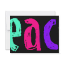 p-e-a-c-e invitations