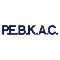 P.E.B.K.A.C. Embroidery embroidered shirts