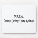 P.E.T.A. mousepads by lookcrazy P.E.T.A. mousepads