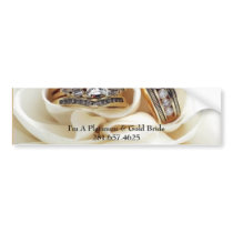 P & G Weddings Bumper Sticker bumper stickers