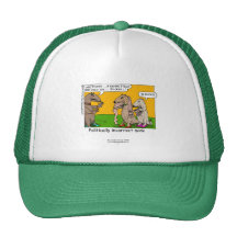 P.I. Mink (Human Stole) Cartoon On Cap Hat