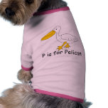 P is for Pelican Pet T-shirt