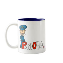P is for Police Officer mugs by stick_figures P is for Police Officer mugs