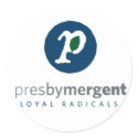 P is for Presbymergent Sticker by BelovedSpear P is for Presbymergent Sticker