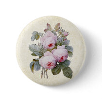 P.J. Redoute Bourbon Rose Buttons