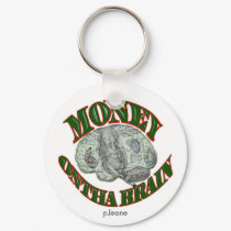 P. Leone Money Ontha Brain keychains by jhernandezviva P. Leone Money Ontha Brain keychains