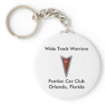 P logo, Wide Track Warriors, Pontiac Car ClubOr... Keychains