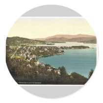 P&ouml;rtschach on W&ouml;rthersee, Carinthia, Aus Round Sticker