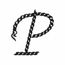"P" Rope Alphabet 2.5"