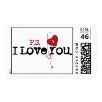 P.S. I Love You Postage Stamp