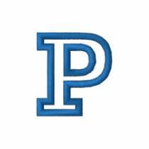 "P" Small Athletic Letter