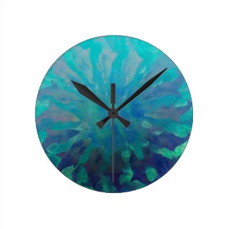 © P Wherrell Dolphin circle clock