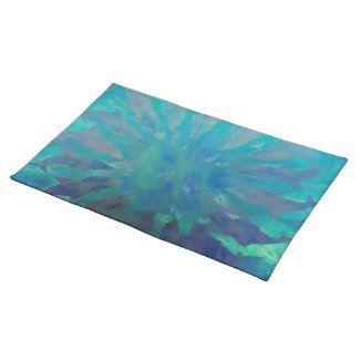 © P Wherrell Dolphin circle digital painting Placemats