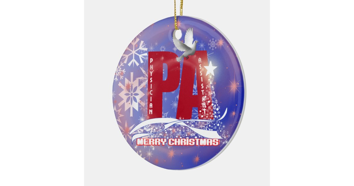 pa christmas ornament physician assistant zazzle pa christmas ornament physician assistant zazzle