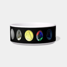 PA "Coin" Logos Pet Bowl Cat Water Bowls