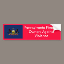 PA Firearm Owners Against VIolence bumper stickers
