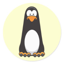 Pablo the Pensive Penguin (custom bg) Sticker by BawlingBunny Pablo the Pensive Penguin (custom bg) Sticker