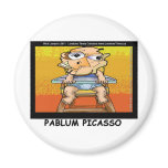 Pablum Picasso Funny Tees Cards Mugs Gifts Etc magnets