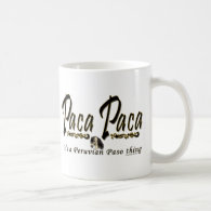 Paca Paca Peruvian Paso Thing Coffee Mugs