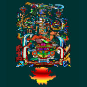 Pacal and the Mayan Hands (Femme Deluxe) T-shirt
