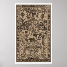 Pacal's Sarcophagus  - Ancient Mayan Spaceship Posters