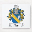 Pace Family Crest mousepads by coatsofarms Pace Family Crest mousepads