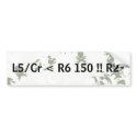 Pace Notes bumper sticker bumper stickers by rallycj Pace Notes bumper sticker bumper stickers