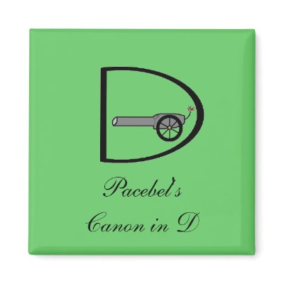 Pacebel's Canon in D - magnet by Horseshoes3
