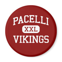 Pacelli - Vikings - High School - Columbus Georgia magnets by customteamsportswear Pacelli - Vikings - High School - Columbus Georgia magnets