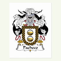 Pacheco Family Crest Postcard