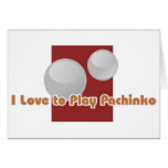 Pachinko player's greetings cards