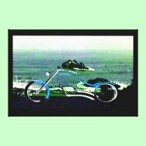 Pacific Coast Chopper Dreaming The MUSEUM Zazzle canvas prints