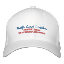 Pacific Coast Triathlon embroidered hats by PCTriathlon Pacific Coast Triathlon embroidered hats