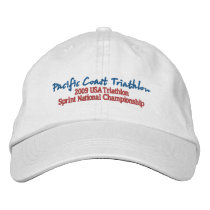 Pacific Coast Triathlon Embroidered Hat