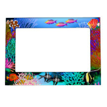 Pacific Coral Reef Fish Magnetic Frame