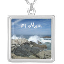 Pacific Crashing In; Happy Mother's Day Custom Necklace