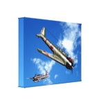 Pacific Dog Fight Canvas Prints