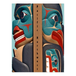 Pacific Northwest Totem Postcard