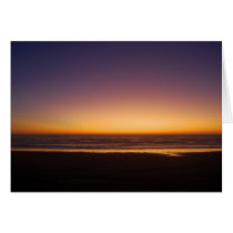 Pacific Ocean Sunset Card cards